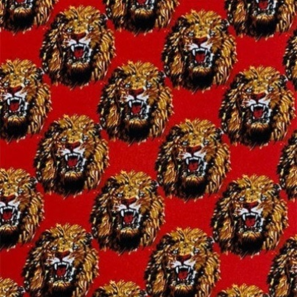 Isi-Agu Traditional Nigerian Fabric - Red